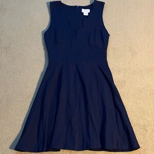 Chic Navy Sleeveless Mini Dress